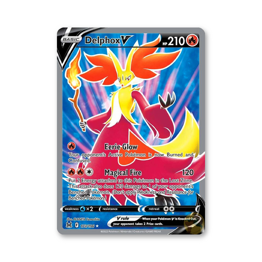 Delphox V (Full Art) - 173/196 (Lost Origin)