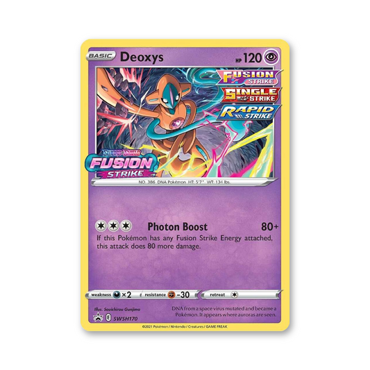 Deoxys (Prerelease) - SWSH170 (Sword & Shield Promo Cards)