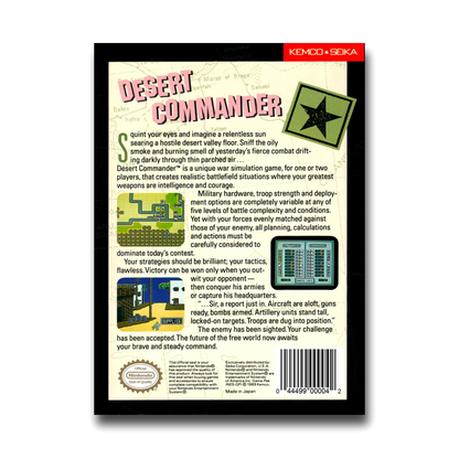 Desert Commander (Nintendo NES)