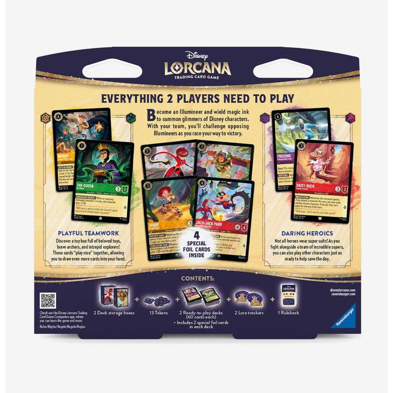 Disney Lorcana: Elastigirl & Buzz Lightyear 2-Player Deck