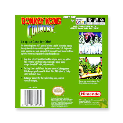 Donkey Kong Country (Nintendo Game Boy Color)