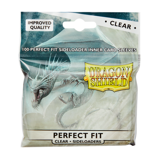 Dragon Shield - 100ct Clear Perfect Fit Sideloader Sleeves