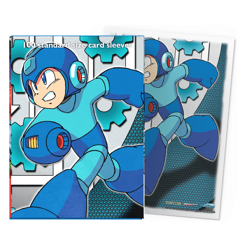 Dragon Shield: Mega Man Art Sleeves - Standard Classic 100 CT | Compatible with Pokémon, Flesh & Blood, One Piece & Magic the Gathering