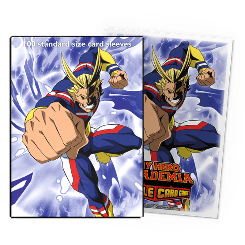 Dragon Shield: My Hero Academia Art Sleeves: Standard Textured - 100 CT | Compatible with Pokémon, Flesh & Blood, One Piece & Magic the Gathering