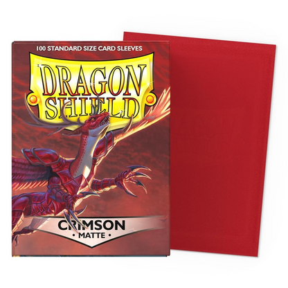 Dragon Shield Sleeves: Standard Matte - 100 CT | Compatible with Pokemon, Flesh & Blood, One Piece & Magic the Gathering