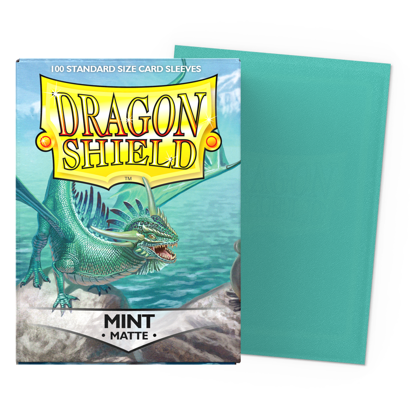 Dragon Shield Sleeves: Standard Matte - 100 CT | Compatible with Pokemon, Flesh & Blood, One Piece & Magic the Gathering