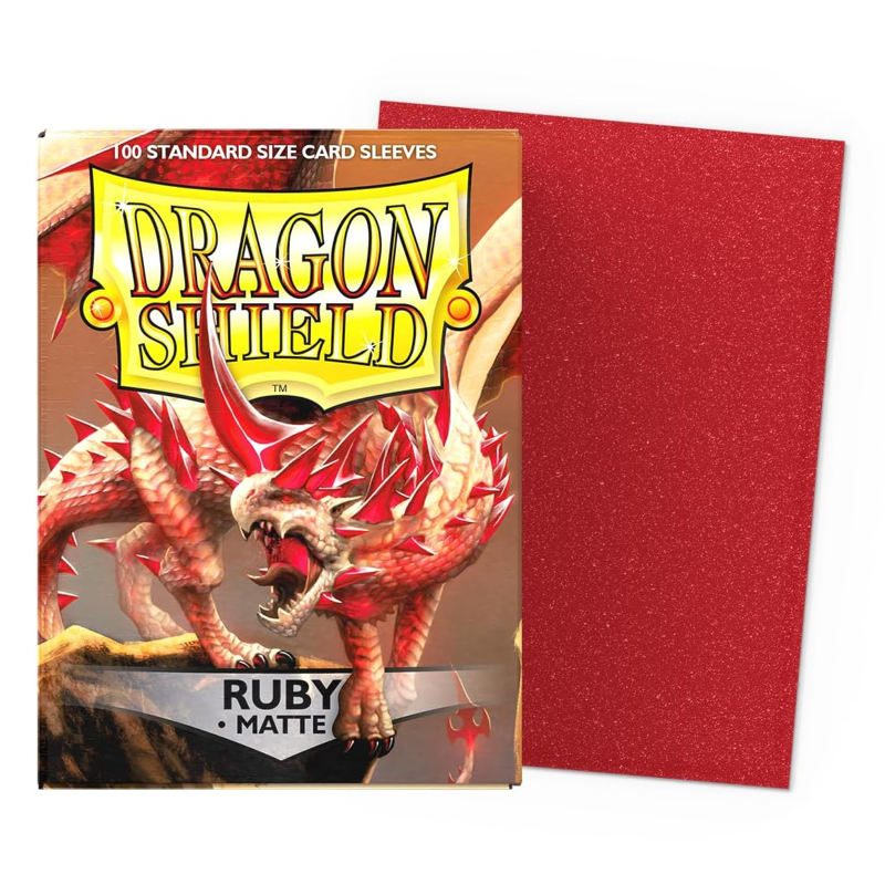 Dragon Shield Sleeves: Standard Matte - 100 CT | Compatible with Pokemon, Flesh & Blood, One Piece & Magic the Gathering