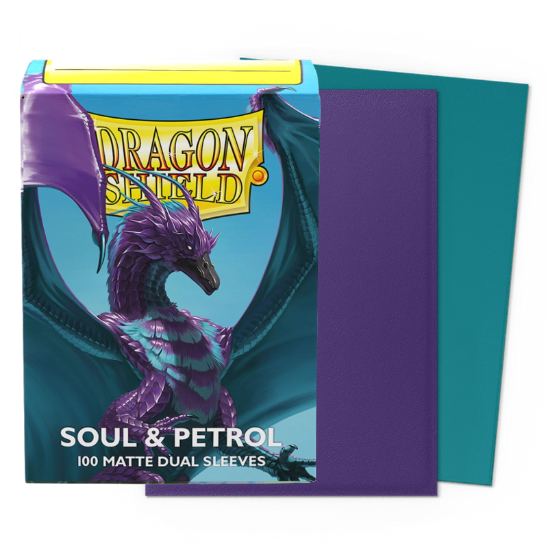 Dragon Shield Sleeves: Matte Dual - 100 CT | Compatible with Pokemon, Flesh & Blood, One Piece & Magic the Gathering