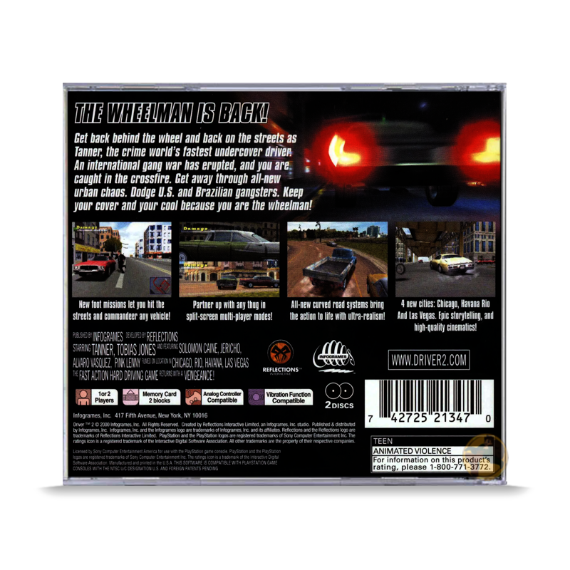 Driver 2 [Greatest Hits] (PlayStation 1)