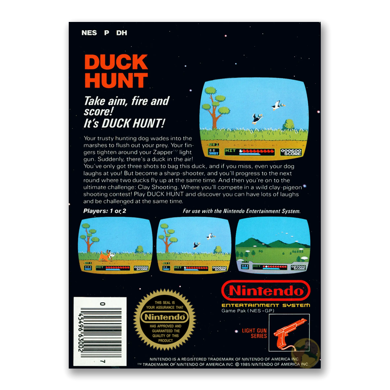 Duck Hunt [5 Screw] (Nintendo NES)