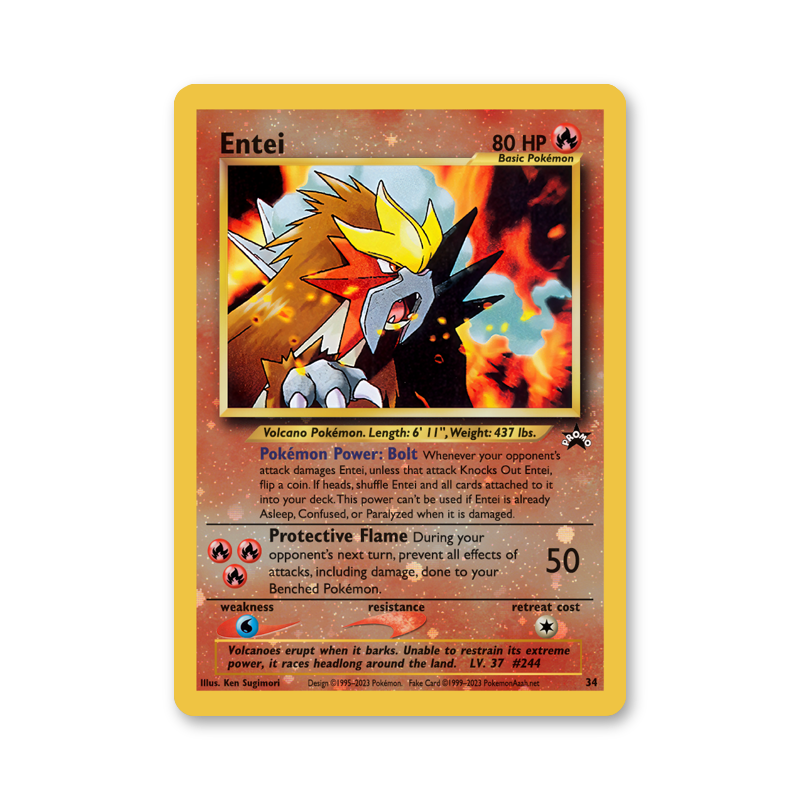 Entei - 34 (WoTC Promo)