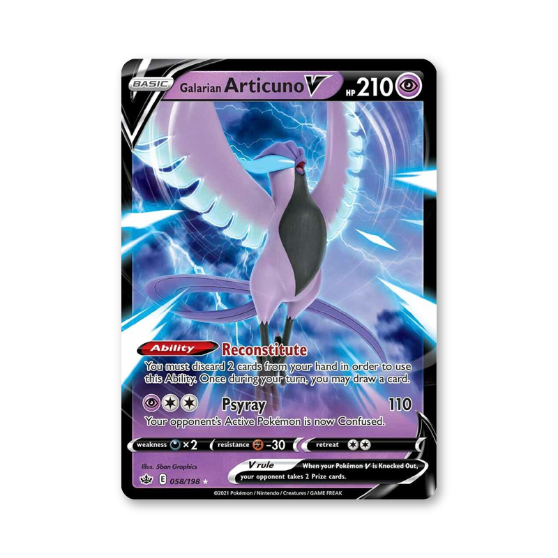 Galarian Articuno V - 058/198 (Chilling Reign)