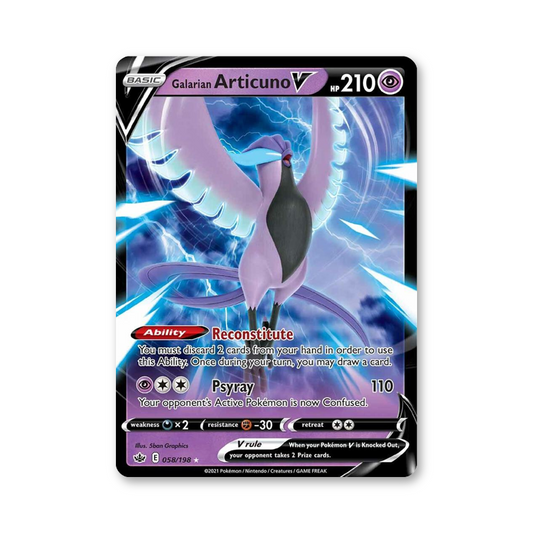 Galarian Articuno V - 058/198 (Chilling Reign)