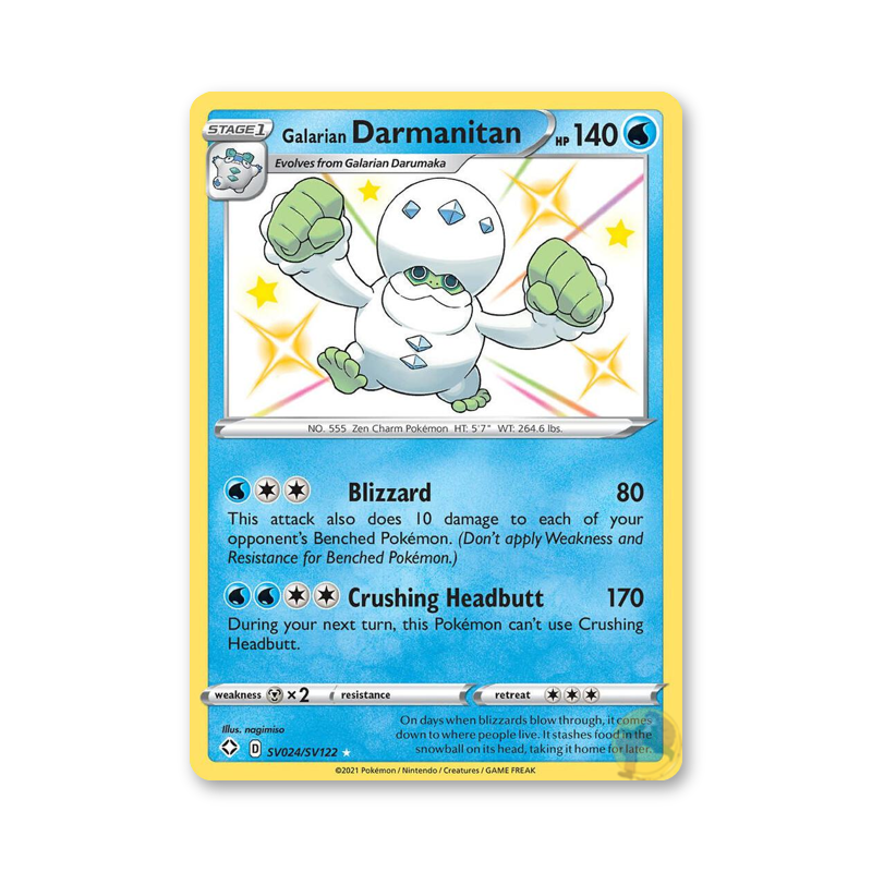 Galarian Darmanitan - SV024/SV122 (Shining Fates: Shiny Vault)