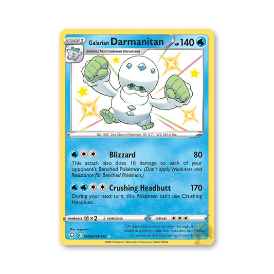 Galarian Darmanitan - SV024/SV122 (Shining Fates: Shiny Vault)