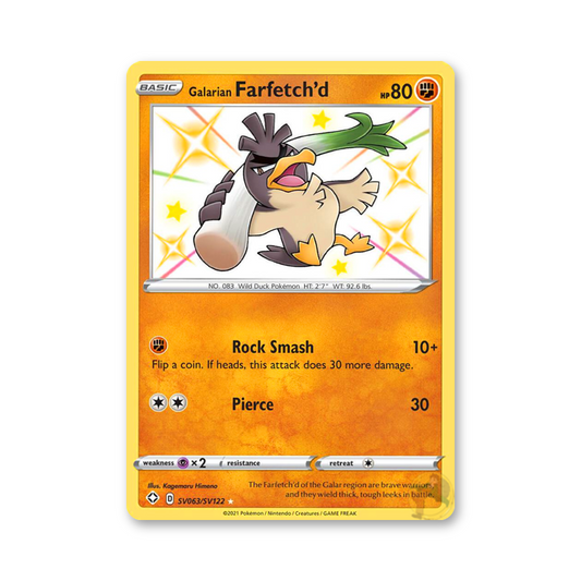 Galarian Farfetch'd - SV063/SV122 (Shining Fates: Shiny Vault)
