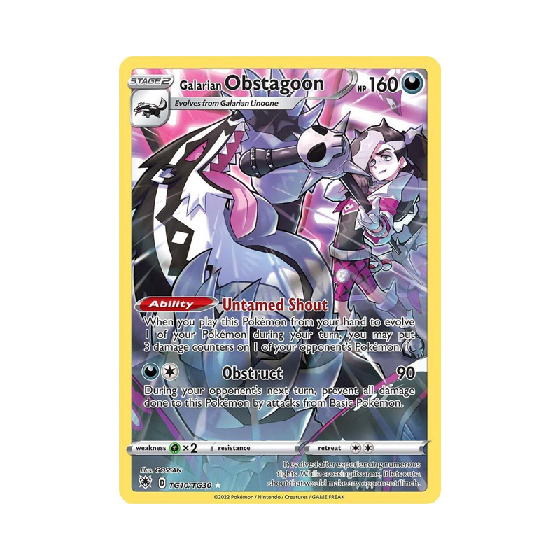 Galarian Obstagoon - TG10/TG30 (Astral Radiance Trainer Gallery)