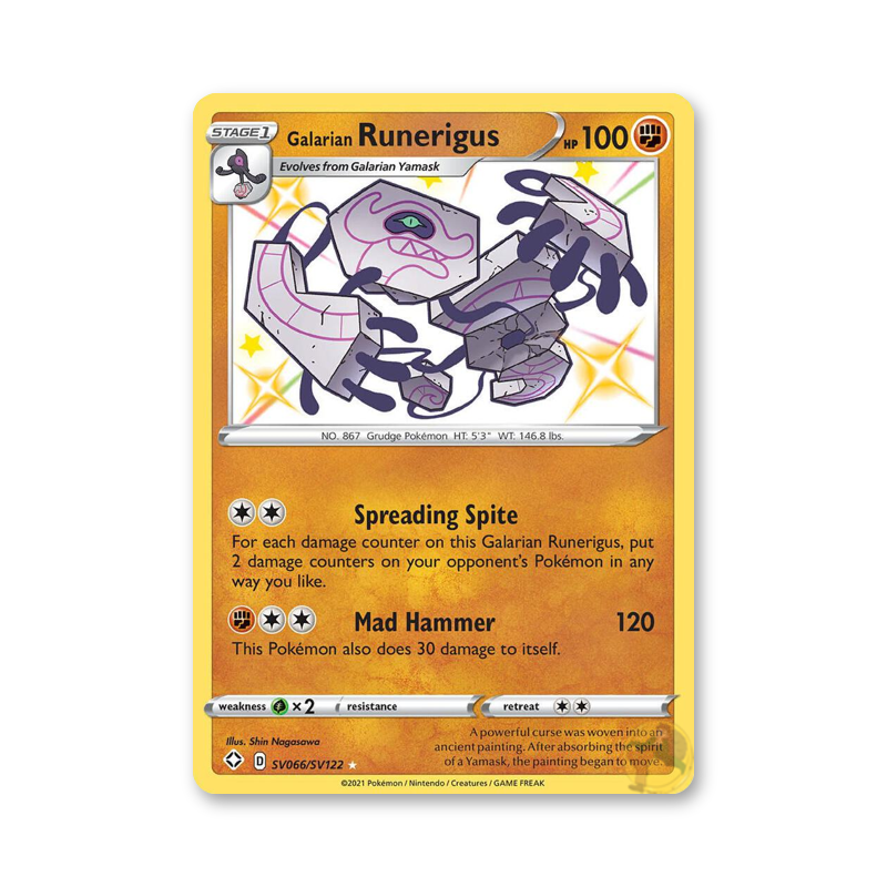 Galarian Runerigus - SV066/SV122 (Shining Fates: Shiny Vault)