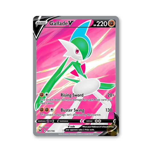 Gallade V (Full Art) - 181/196 (Lost Origin)