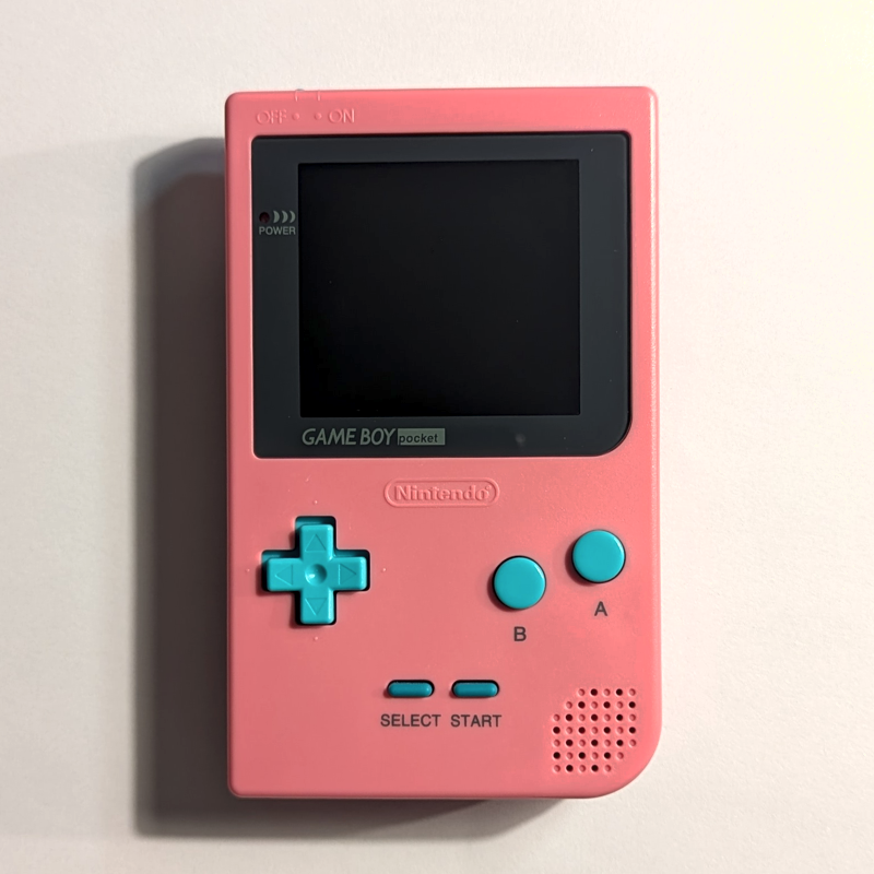 Game Boy Pocket System - Cotton Candy IPS Modded