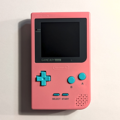 Game Boy Pocket System - Cotton Candy IPS Modded