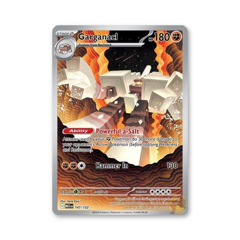 Garganacl - 147/132 (Mega Evolution Base Set)