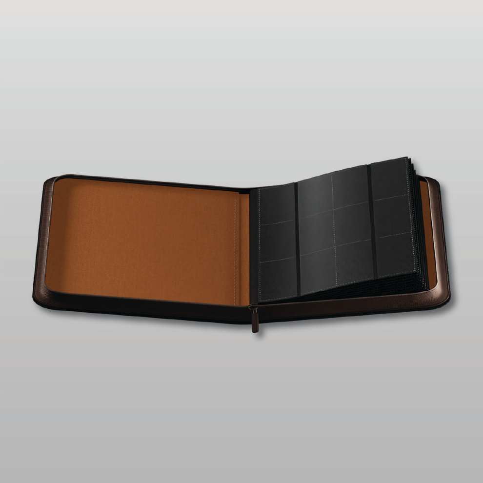 Gatherers' Tavern - Domaru Binder: 12-Pocket Cryptids Collection - Dusky Ochre