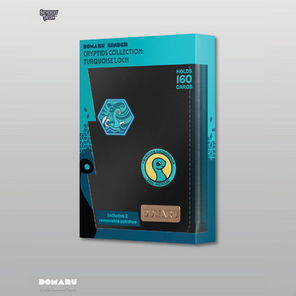 Gatherers' Tavern - Domaru Binder: 4-Pocket Cryptids Collection - Turquoise Loch
