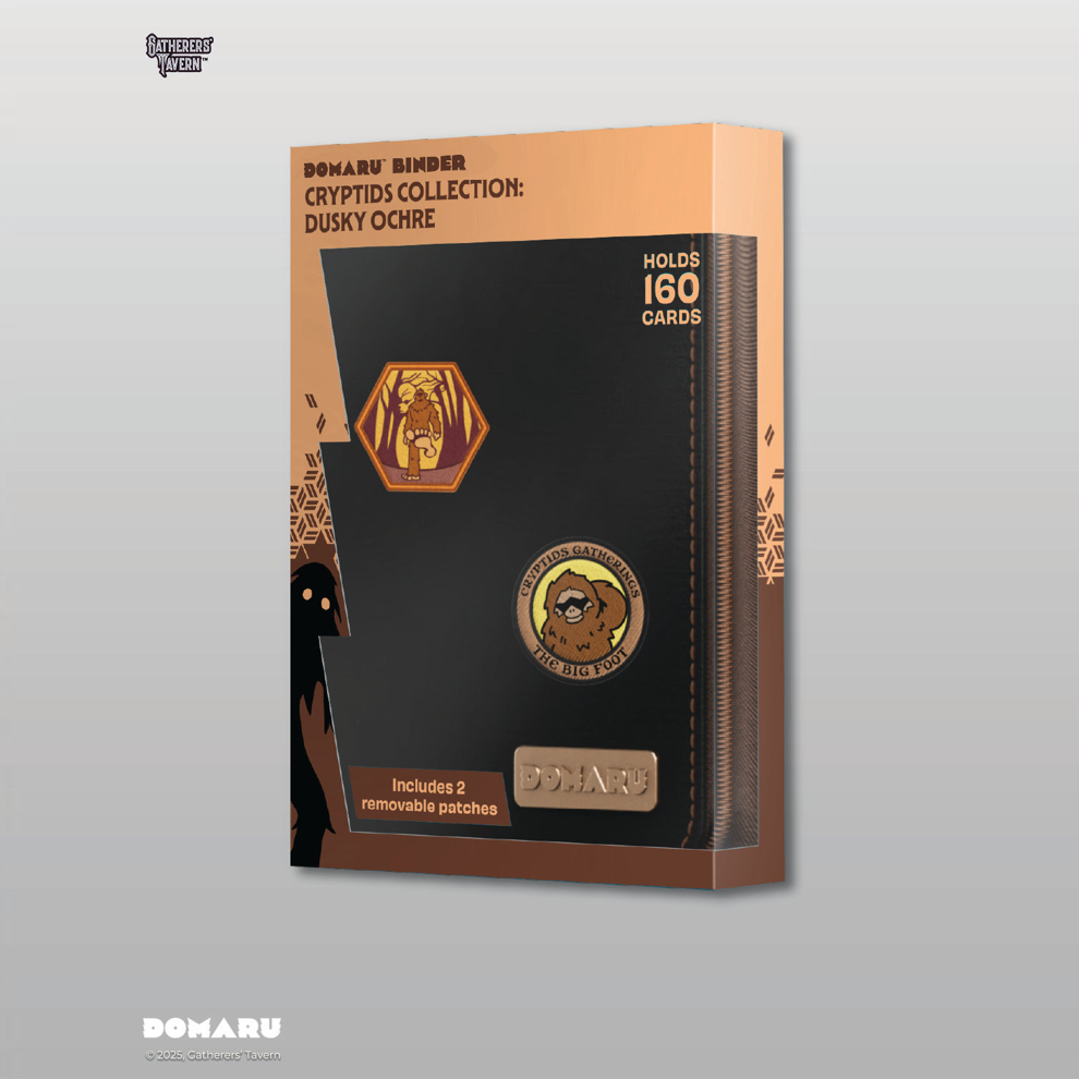 Gatherers' Tavern - Domaru Binder: 4-Pocket Cryptids Collection - Dusky Ochre