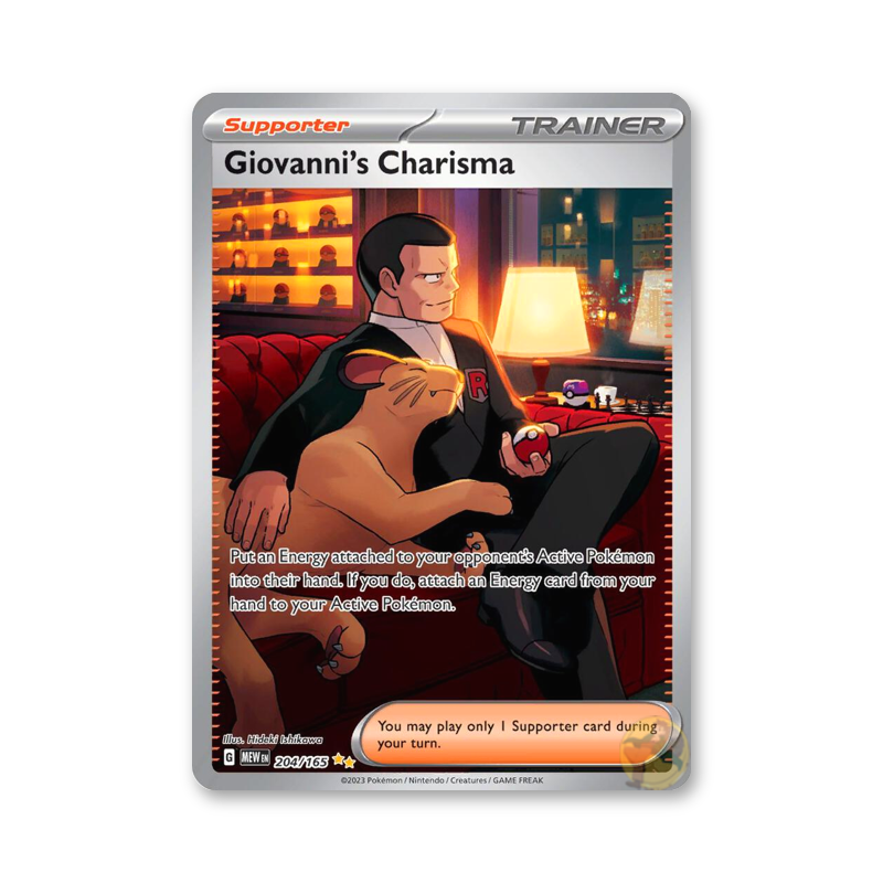 Giovanni's Charisma - 204/165 (Scarlet & Violet 151)