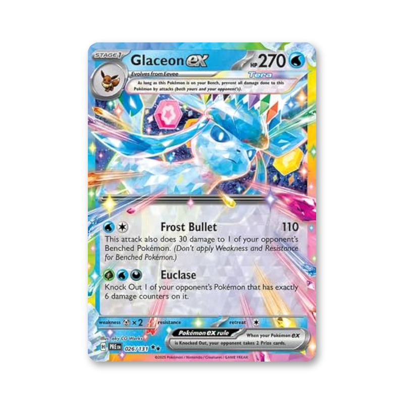 Glaceon ex - 026/131 (Prismatic Evolutions)