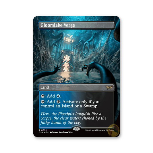 Gloomlake Verge (Borderless) - 331 (Duskmourn: House of Horror)
