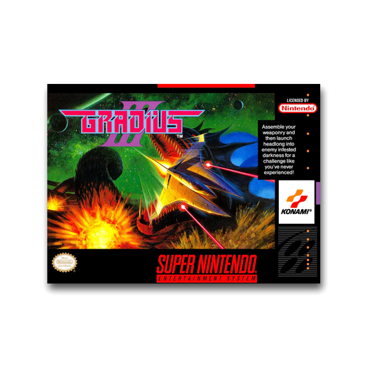 Gradius III (Nintendo SNES)