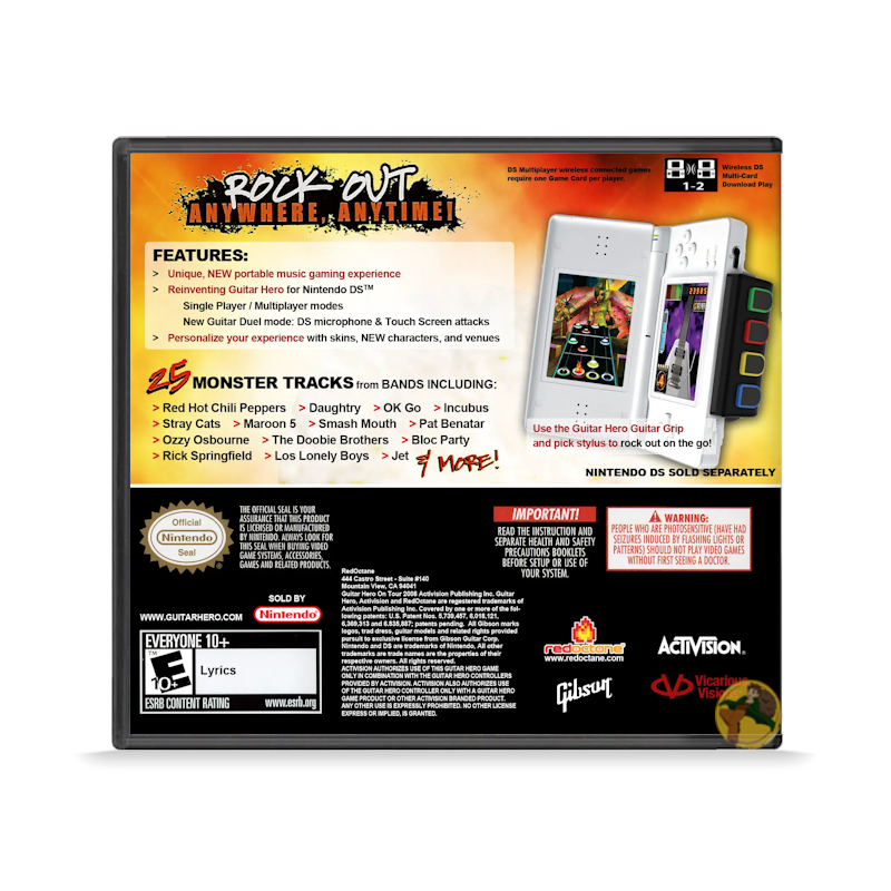Guitar Hero: On Tour [Game Only] (Nintendo DS)