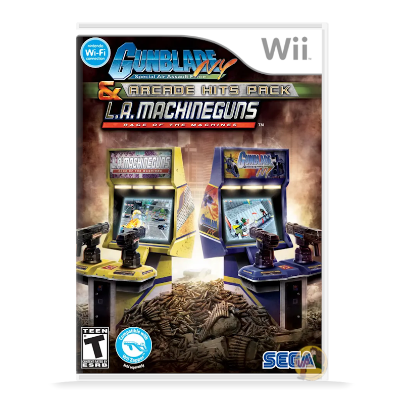 Gunblade NY & L.A. Machineguns Arcade Hits Pack (Nintendo Wii)
