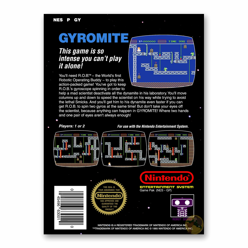 Gyromite [5 Screw] (Nintendo NES)