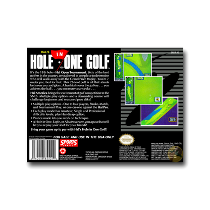 Hal's Hole In One Golf (Nintendo SNES)