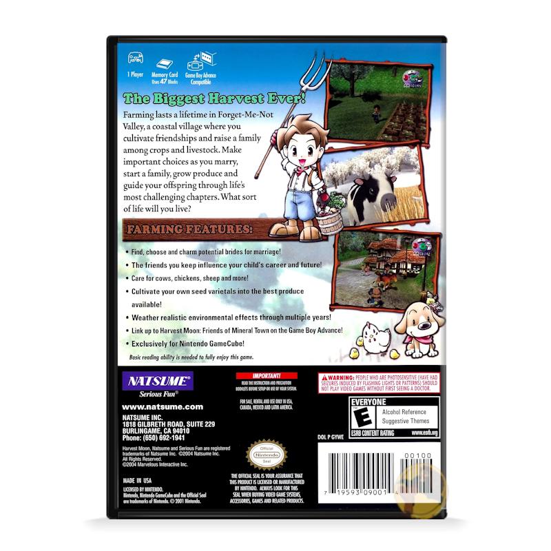 Harvest Moon: A Wonderful Life (Nintendo GameCube)