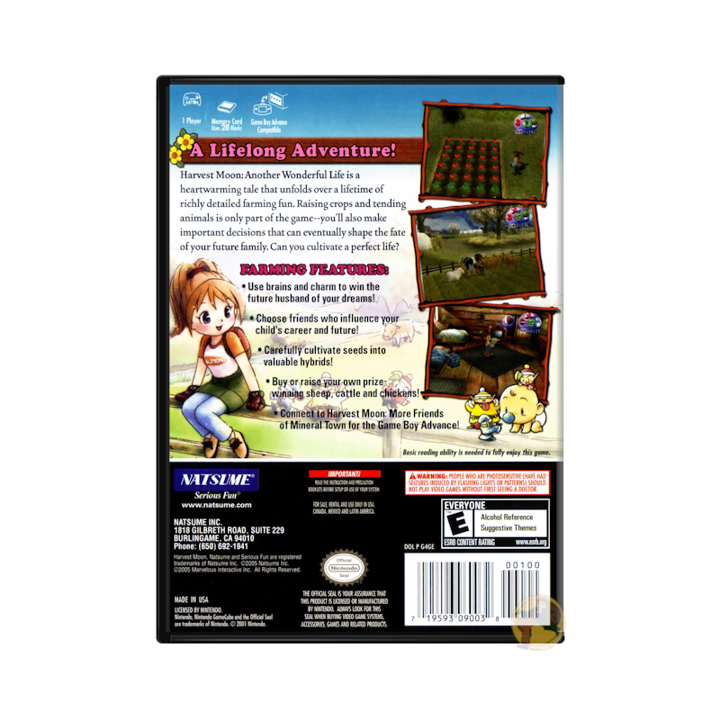 Harvest Moon: Another Wonderful Life (Nintendo GameCube)