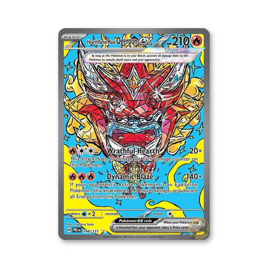 Hearthflame Mask Ogerpon ex - 148/131 (Prismatic Evolutions)
