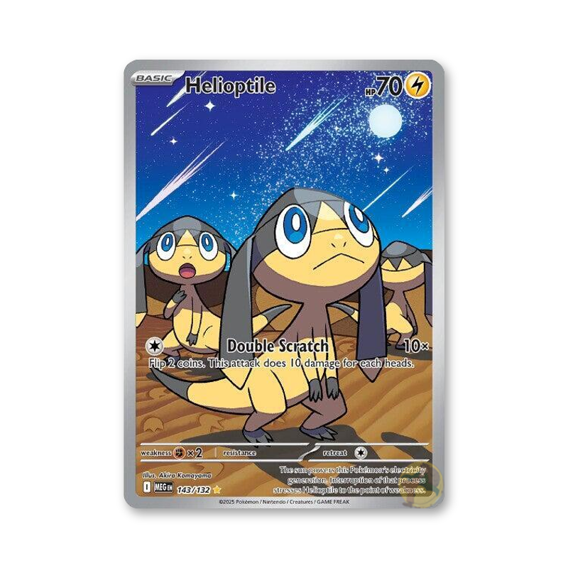 Helioptile - 143/132 (Mega Evolution)
