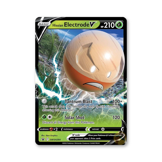 Hisuian Electrode V - SWSH294 (Sword & Shield Promo Cards)