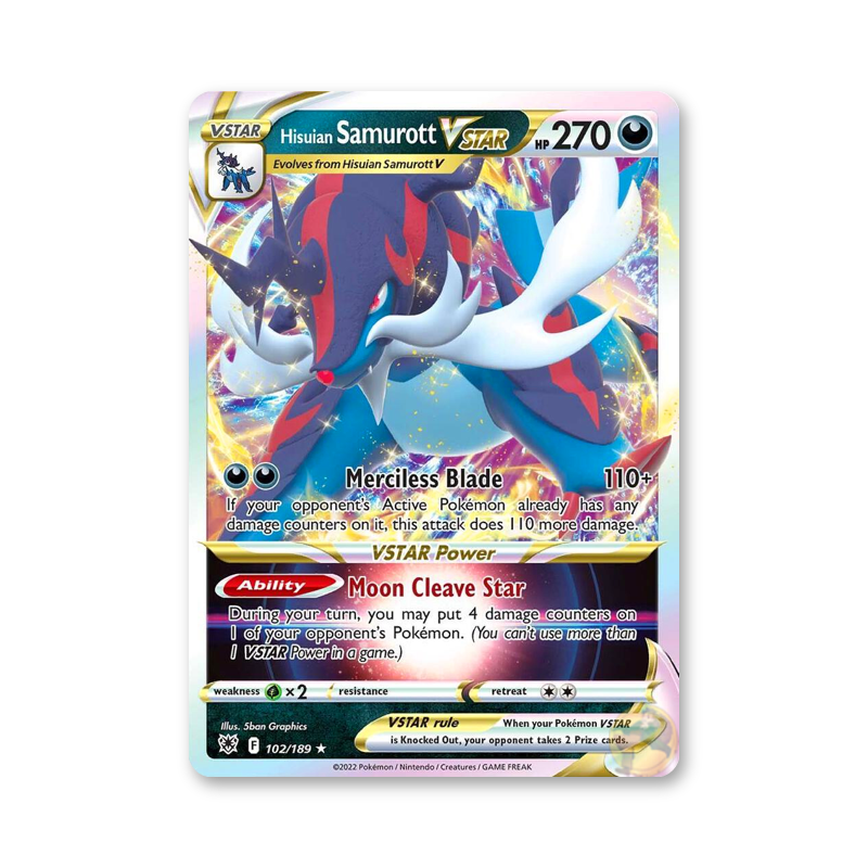 Hisuian Samurott VSTAR - 102/189 (Astral Radiance)
