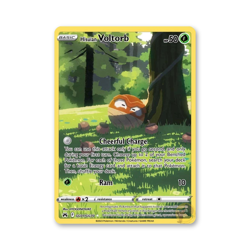 Hisuian Voltorb - GG01/GG70 (Crown Zenith: Galarian Gallery)