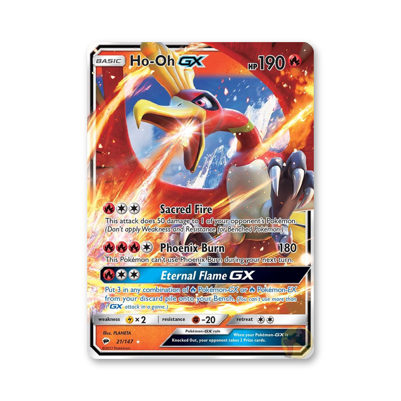 Ho-Oh GX - 21/147 (Burning Shadows)