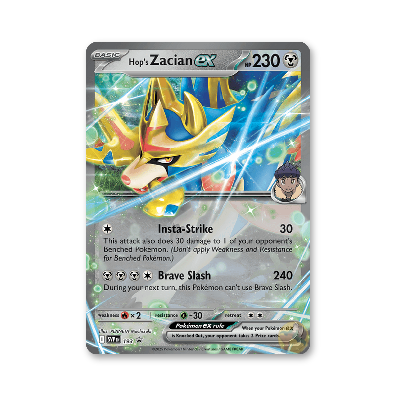 Hop's Zacian ex - 193 (Scarlet & Violet Promo Cards)