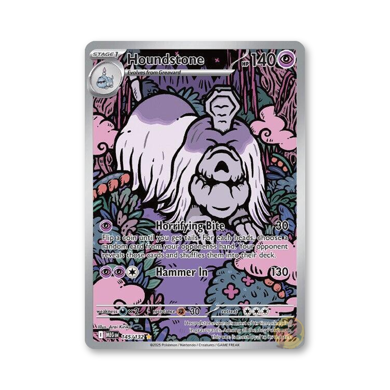 Houndstone - 145/132 (Mega Evolution Base Set)