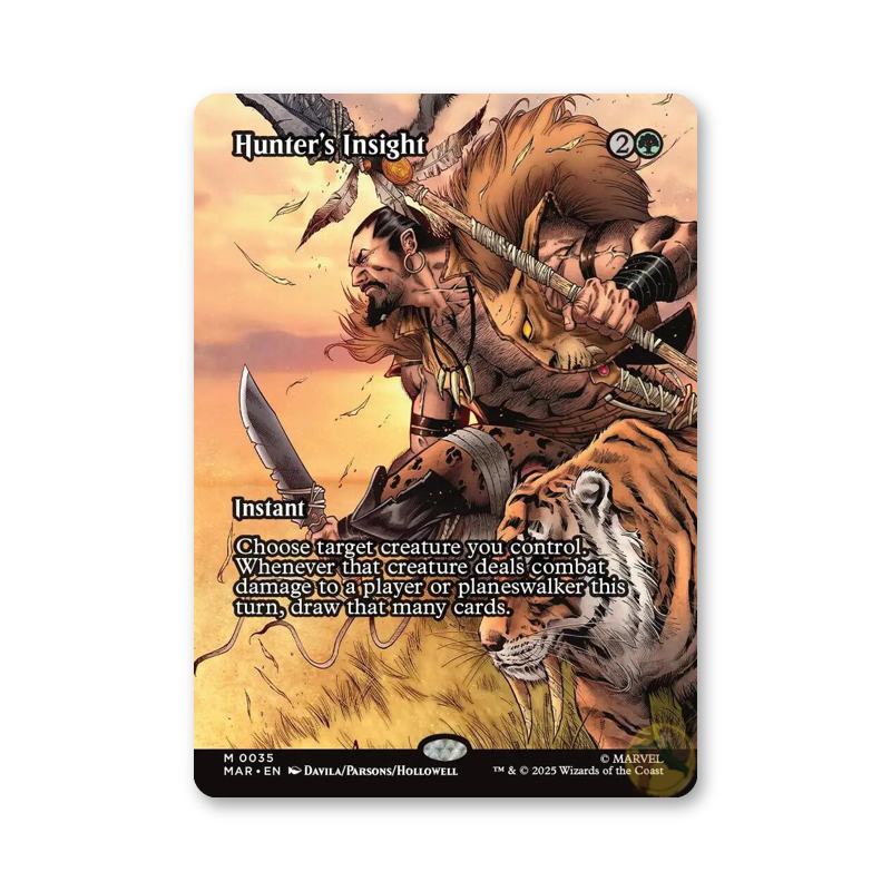 Hunter's Insight (Borderless) - 0035 (Marvel Universe Eternal-Legal)