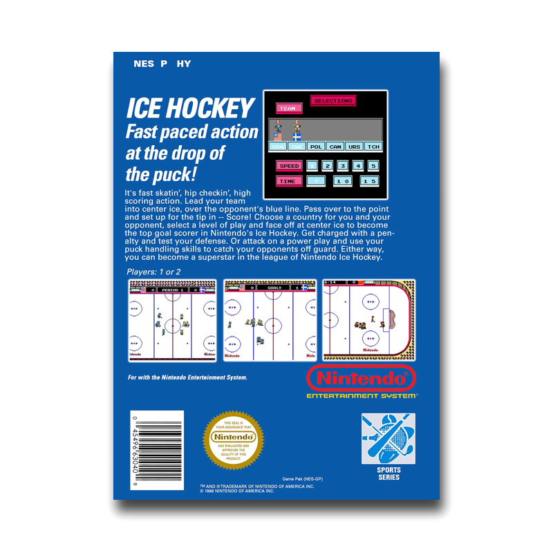 Ice Hockey (Nintendo NES)