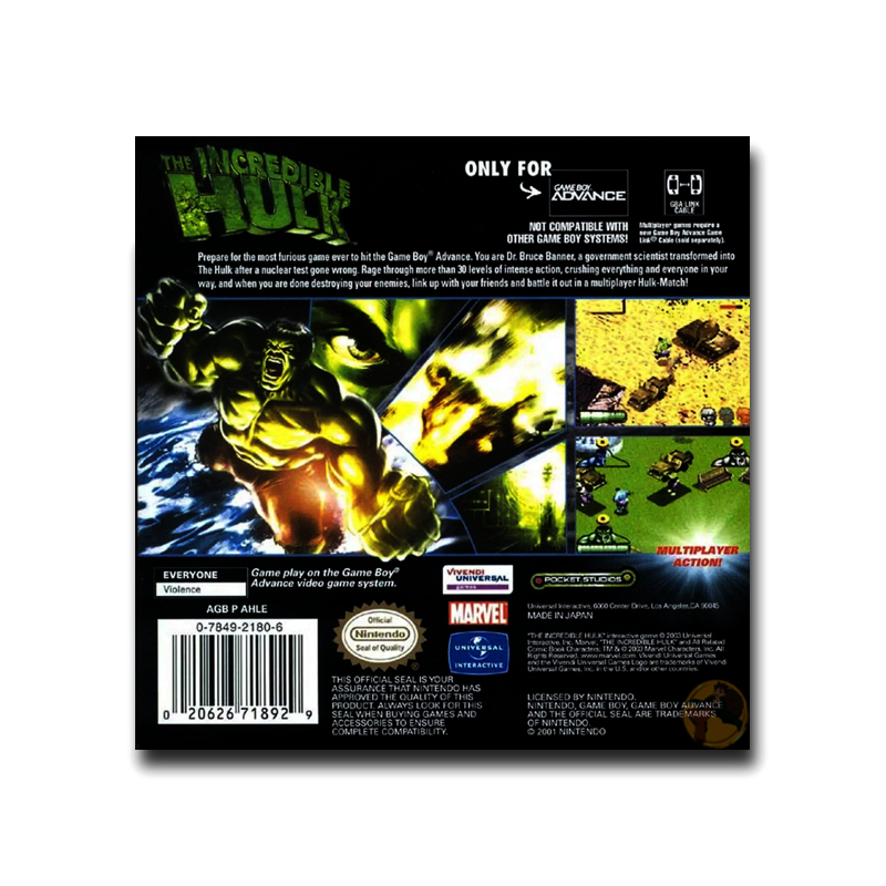 Incredible Hulk (Nintendo Game Boy Advance)